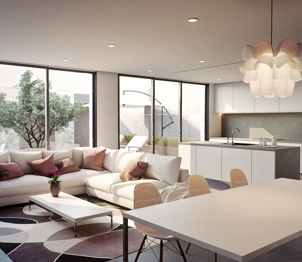 warm theme decoration for family room